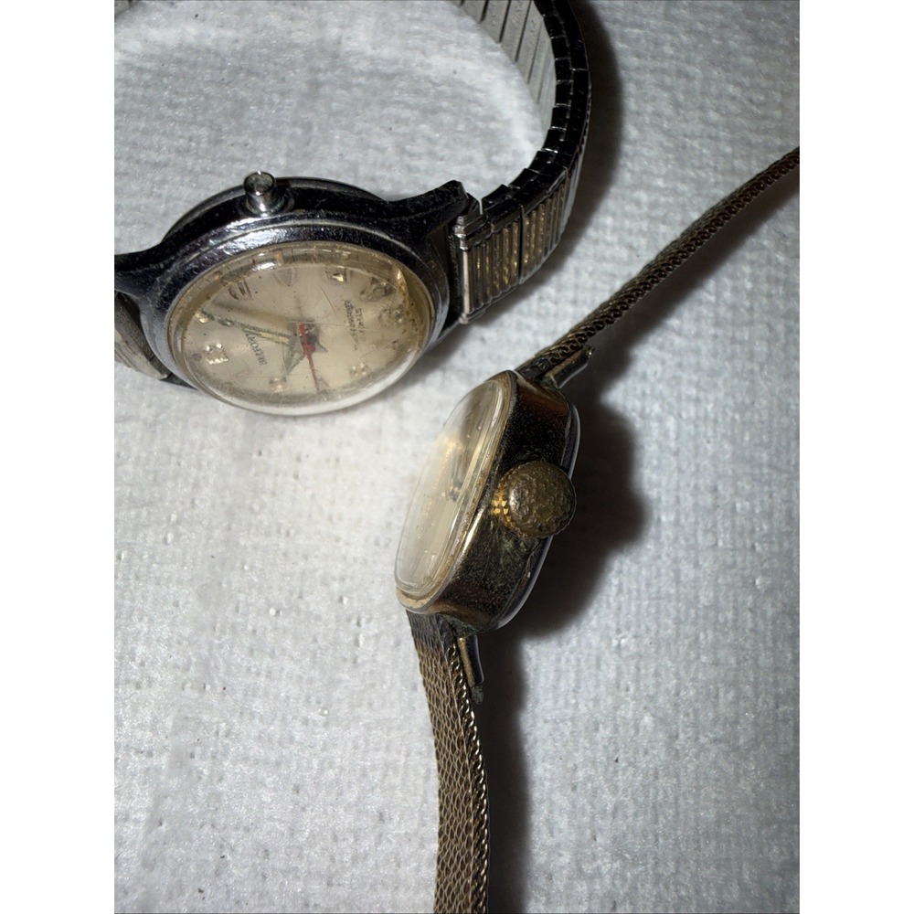VINTAGE TIMEX WIND UP  WATCH - FITS 7" WRIST - BBA32B &‎ Belforte Spiegel Band - Picture 5 of 7
